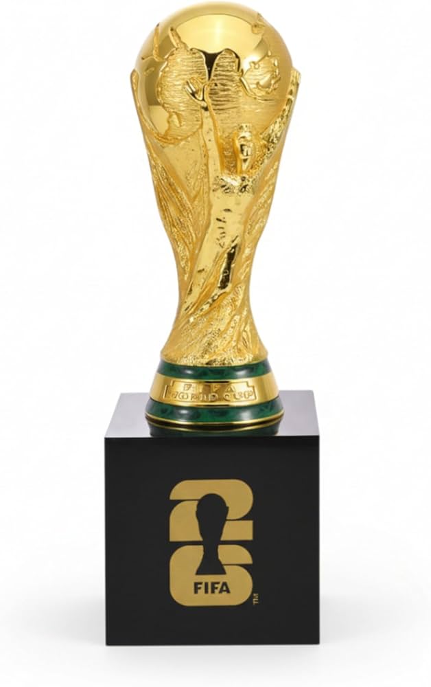 Amazon.com : Official FIFA World Cup 2026 Edition - 5.9 Inch 3D Trophy w Acrylic Base -Timeless Collector's Item Heavy Premium Zinc Alloy - FIFA World Cup Trophy Replica Perfect for Man